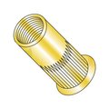 Newport Fasteners Rivet Nut, #8-32 Thread Size, 0.3 in Flange Dia., 0.430" L, Steel, 1000 PK 928558